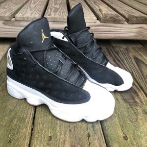 Air Jordan Retro 13 6Y Black White Gum
